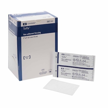 Telfa Ouchless Non-Adherent Dressing 2 X 3 Inch Sterile Rectangle, 2400PK 1961